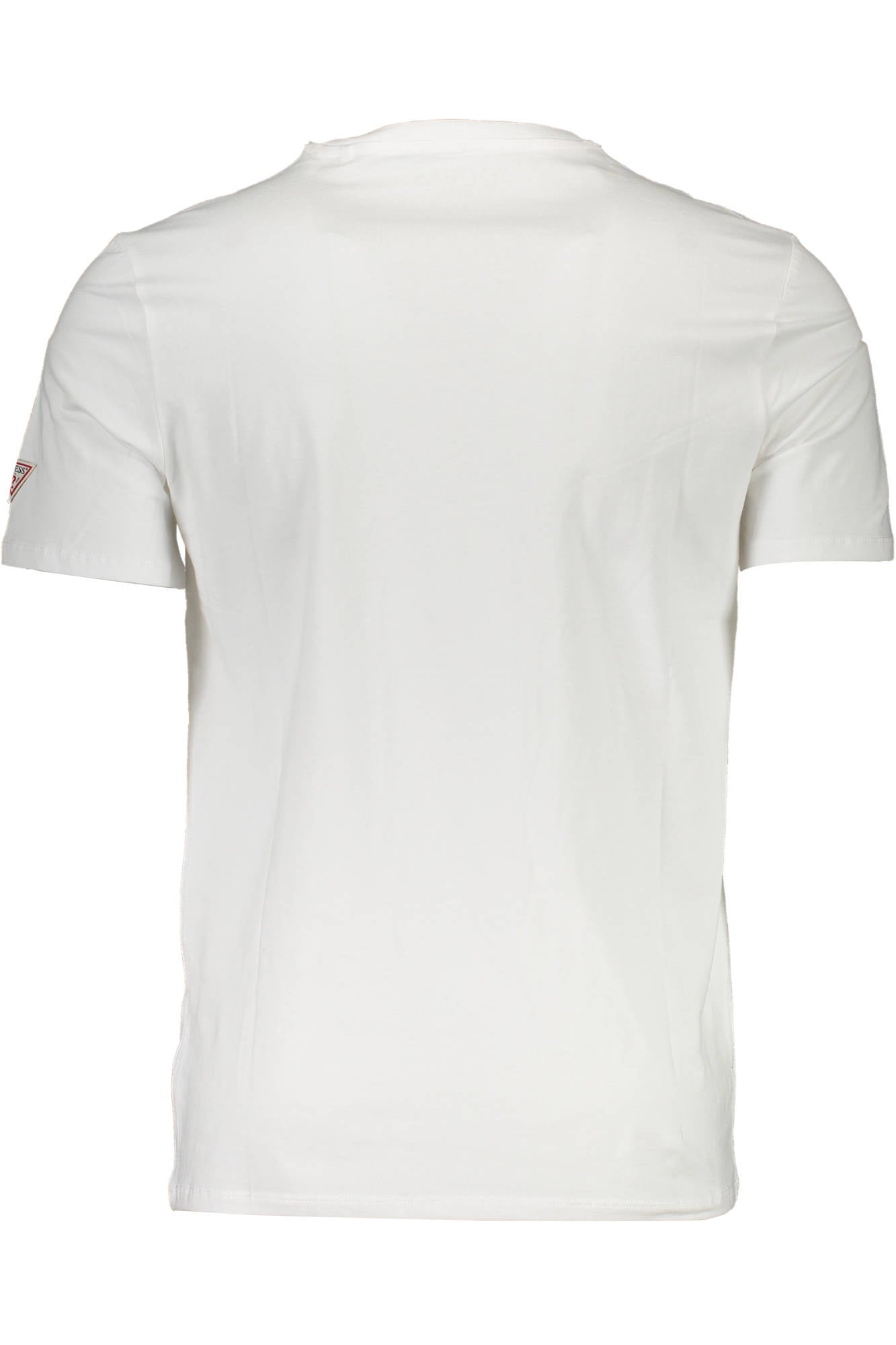 GUESS JEANS T-SHIRT MANICHE CORTE UOMO BIANCO