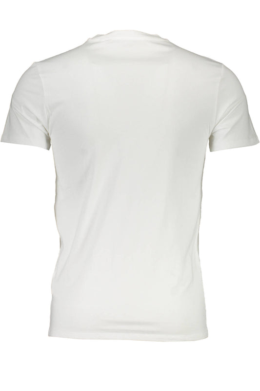 GUESS JEANS T-SHIRT MANICHE CORTE UOMO BIANCO