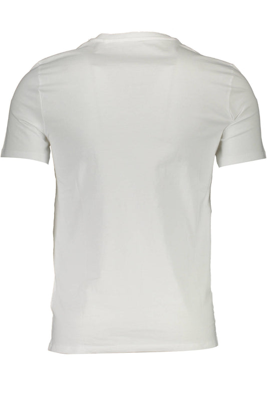 GUESS JEANS T-SHIRT MANICHE CORTE UOMO BIANCO
