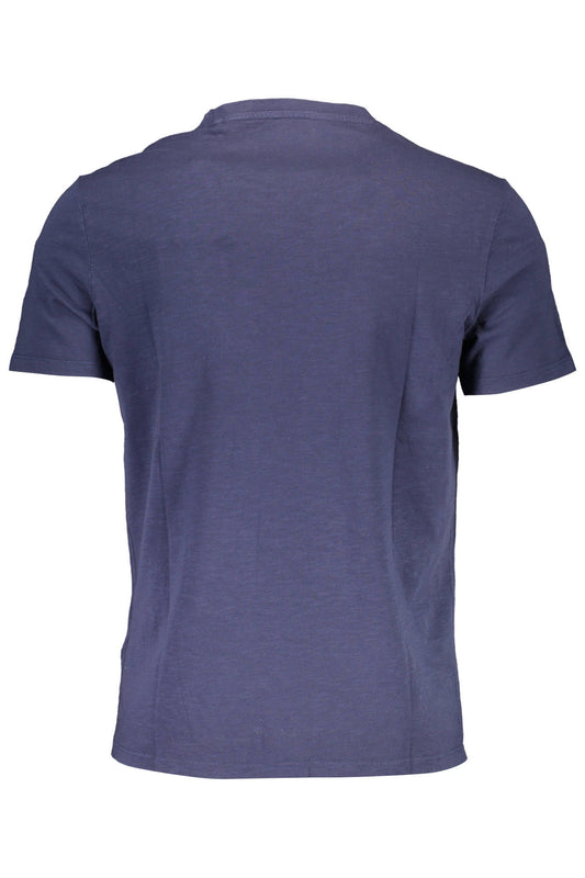 GUESS JEANS T-SHIRT MANICHE CORTE UOMO BLU