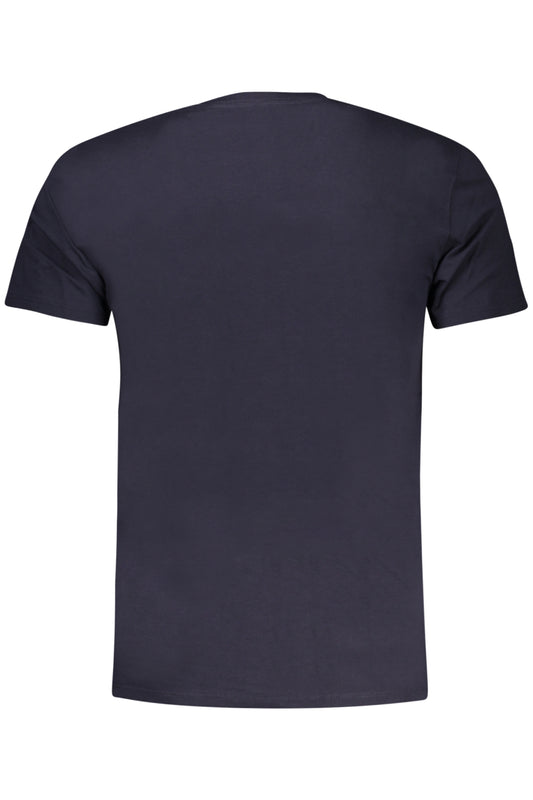 GUESS JEANS T-SHIRT MANICHE CORTE UOMO BLU
