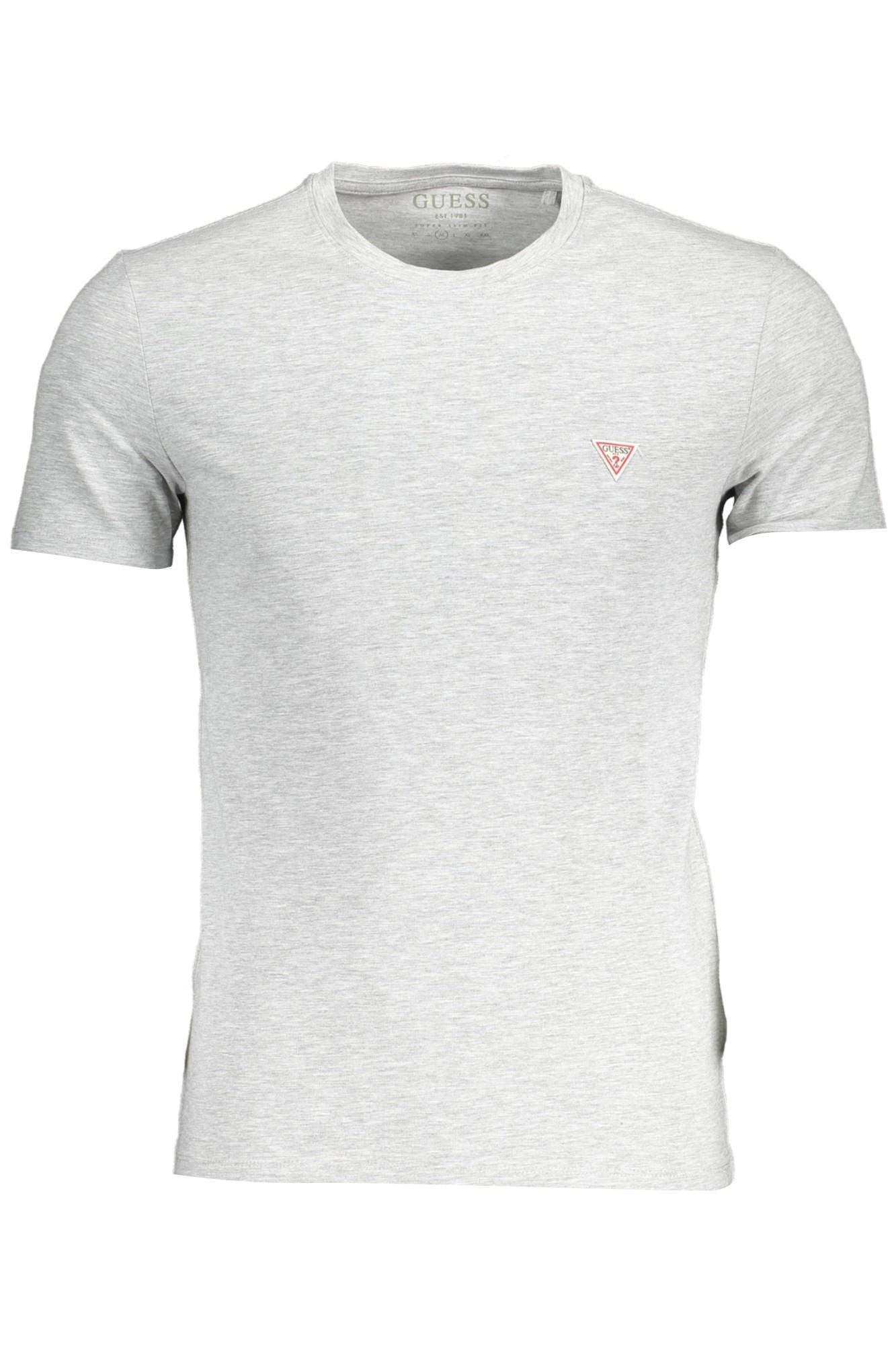 GUESS JEANS T-SHIRT MANICHE CORTE UOMO GRIGIO