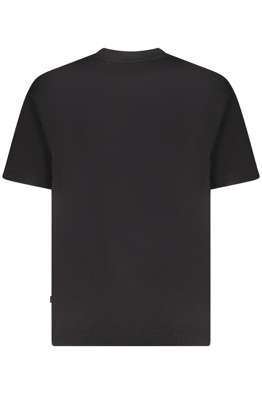 GUESS JEANS T-SHIRT MANICHE CORTE UOMO NERO