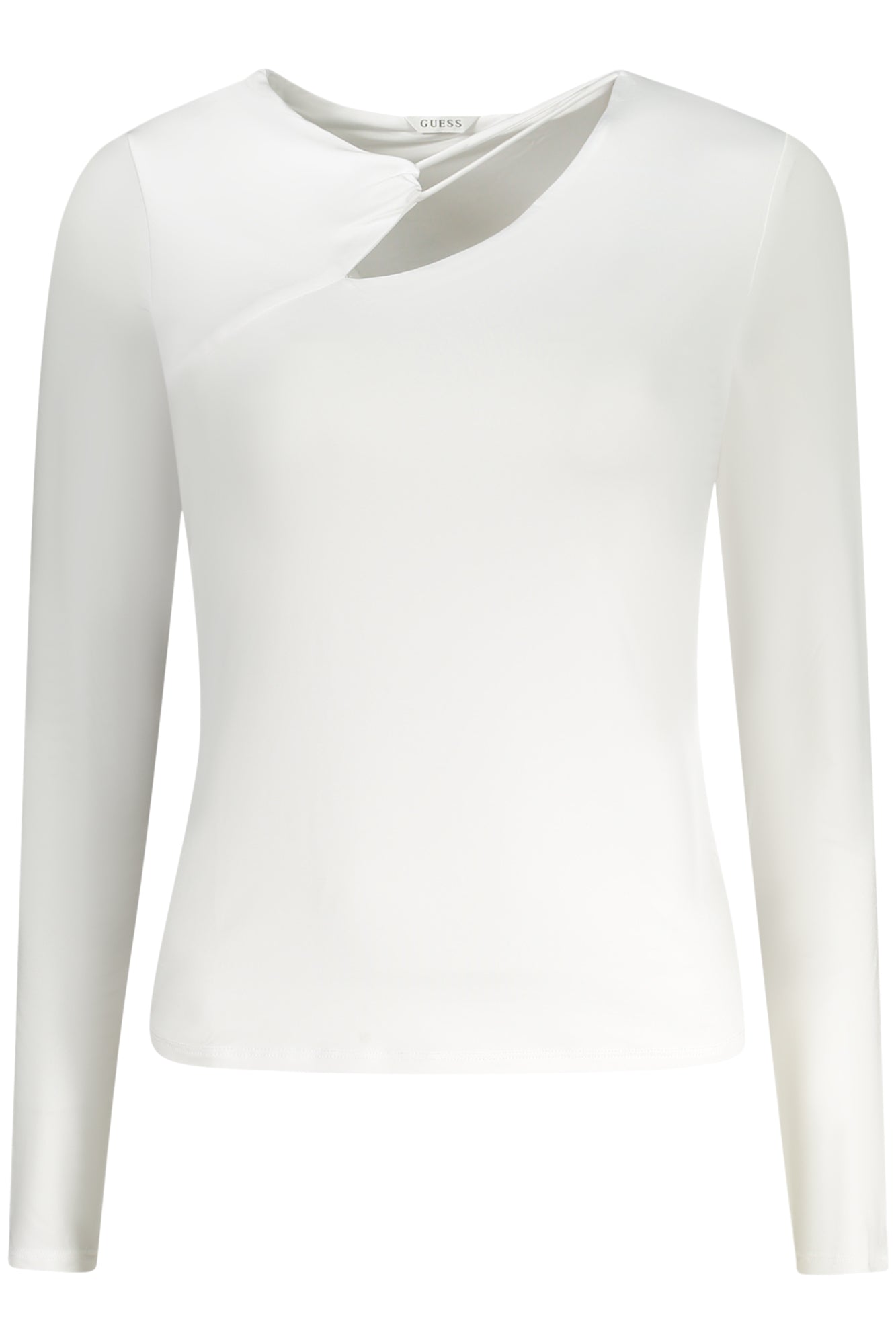 GUESS JEANS T-SHIRT MANICHE LUNGHE DONNA BIANCO