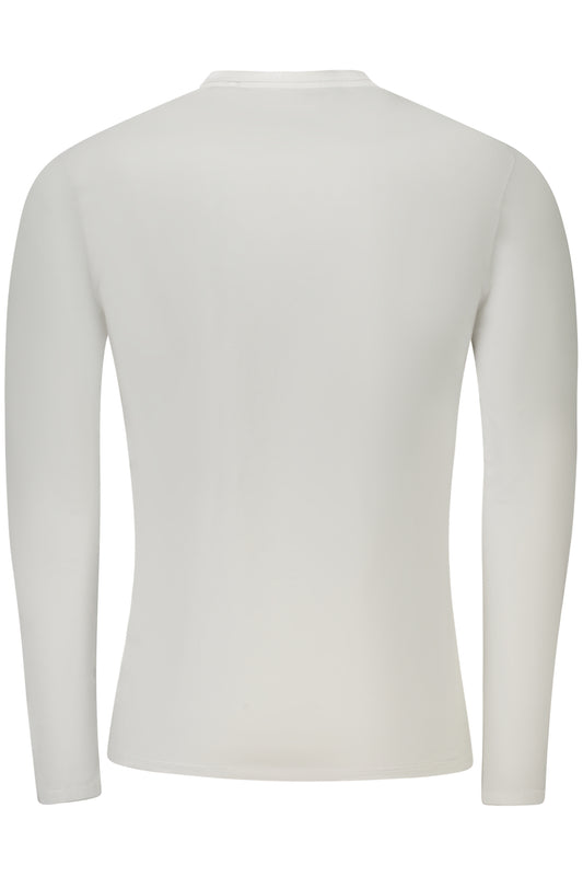 GUESS JEANS T-SHIRT MANICHE LUNGHE UOMO BIANCO