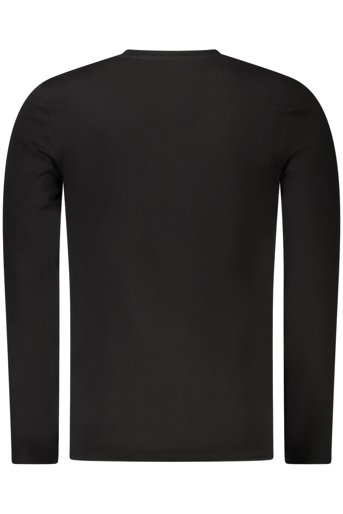 GUESS JEANS T-SHIRT MANICHE LUNGHE UOMO NERO