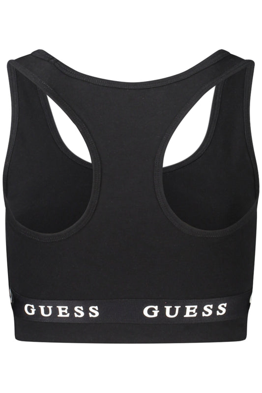 GUESS JEANS TOP DONNA NERO