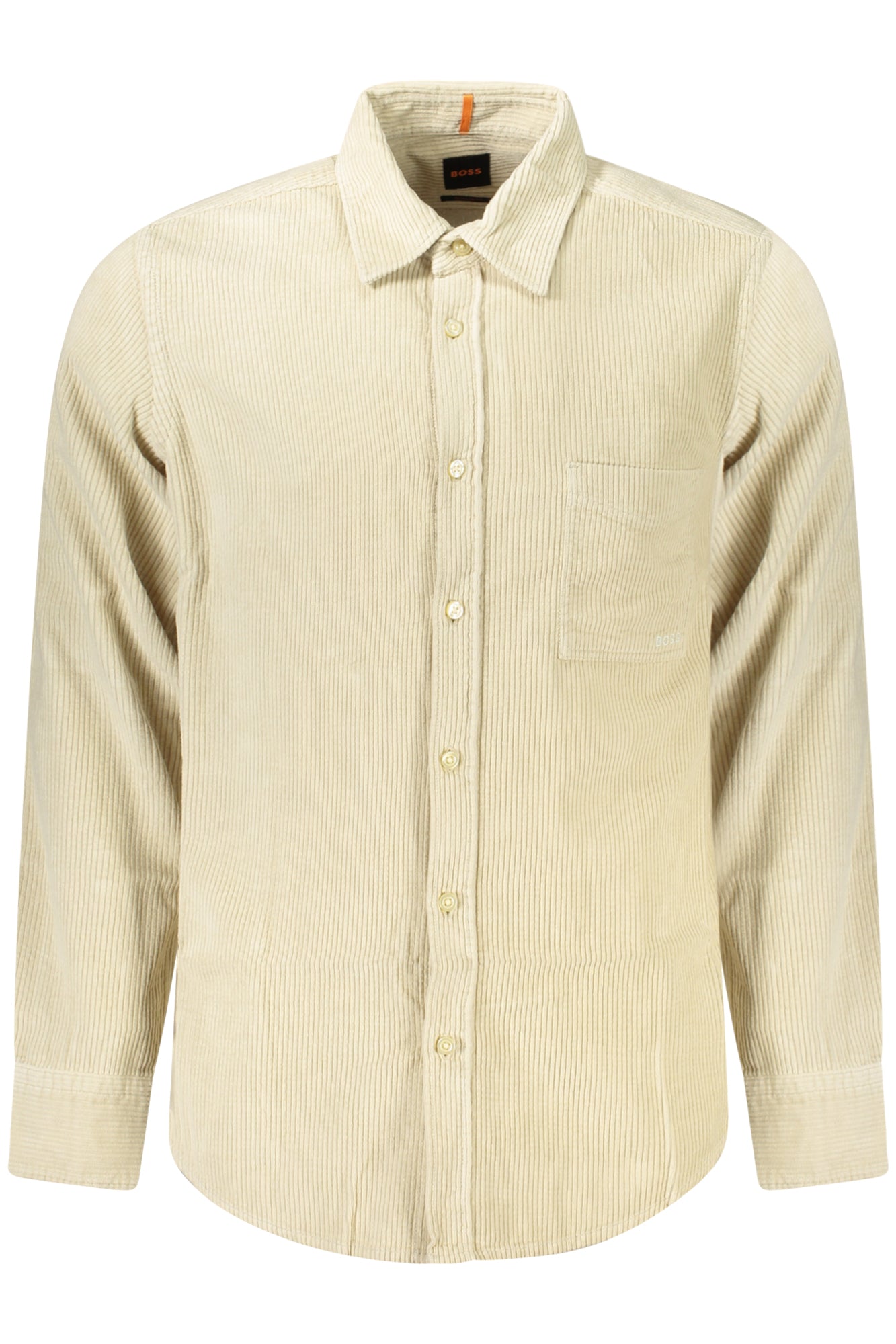 HUGO BOSS CAMICIA MANICHE LUNGHE UOMO BEIGE