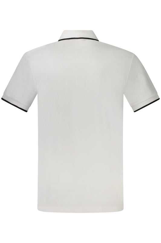 HUGO BOSS POLO MANICHE CORTE UOMO BIANCO