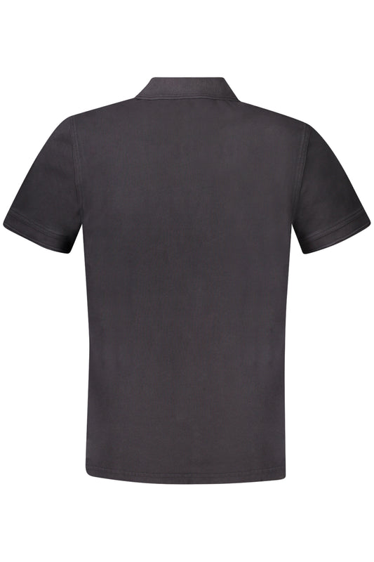 HUGO BOSS POLO MANICHE CORTE UOMO NERO