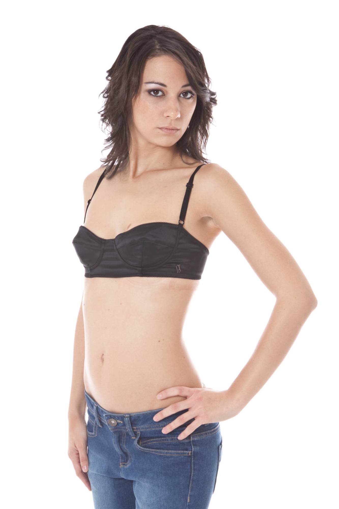 JOHN GALLIANO REGGISENO A BALCONCINO DONNA NERO