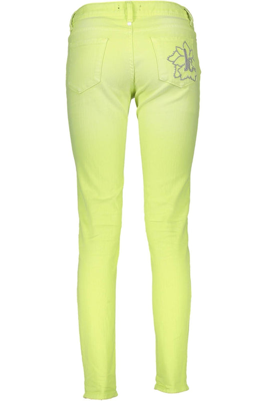 JUST CAVALLI PANTALONE DONNA GIALLO