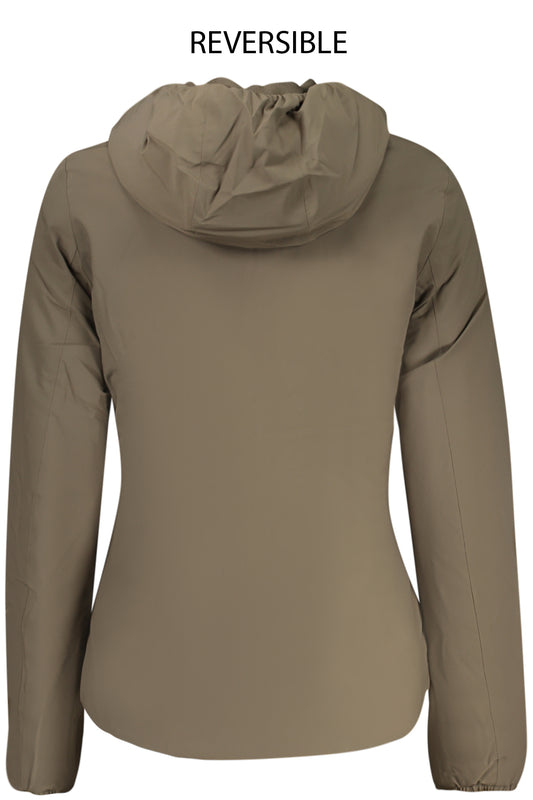 K-WAY GIUBBOTTO DONNA MARRONE