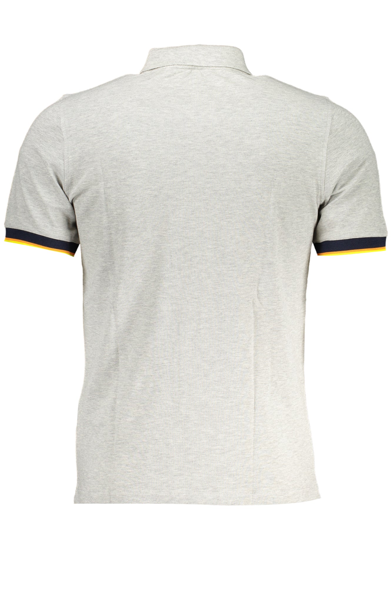 K-WAY POLO MANICHE CORTE UOMO GRIGIO