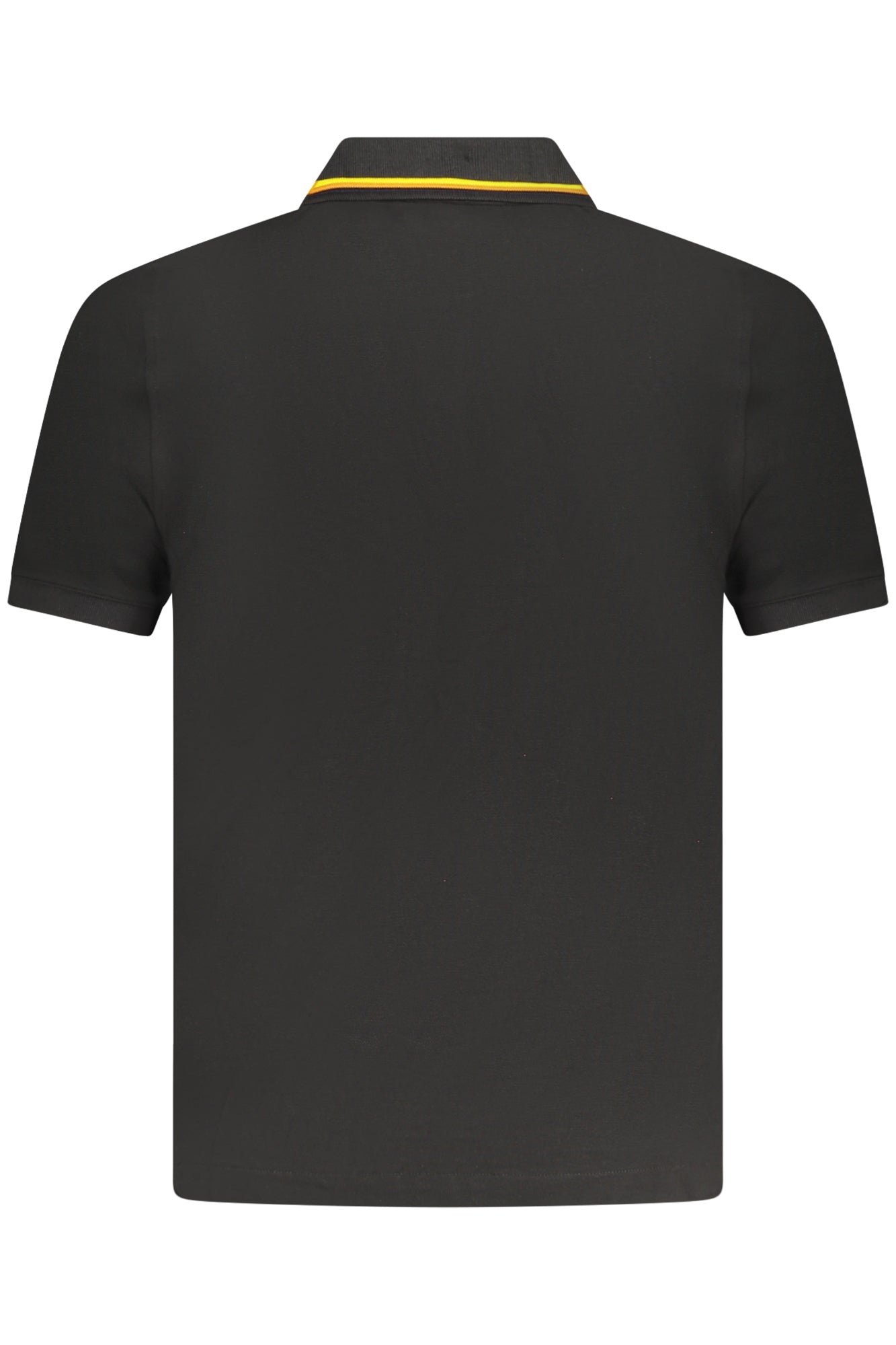 K-WAY POLO MANICHE CORTE UOMO NERO