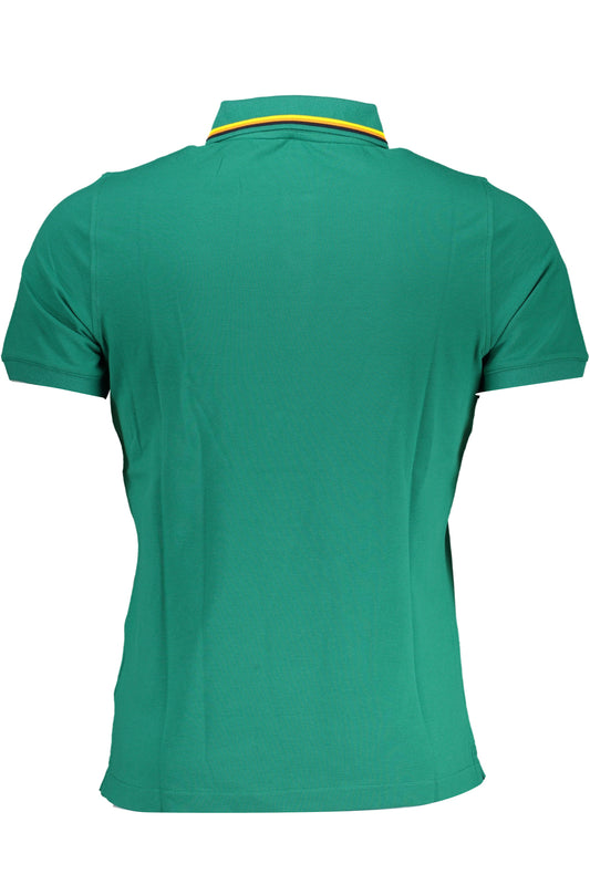 K-WAY POLO MANICHE CORTE UOMO VERDE