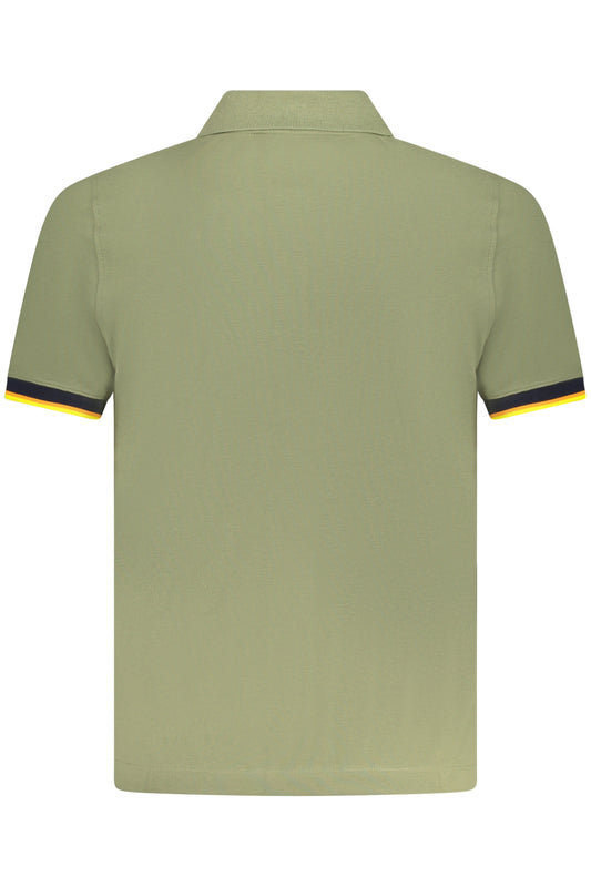 K-WAY POLO MANICHE CORTE UOMO VERDE