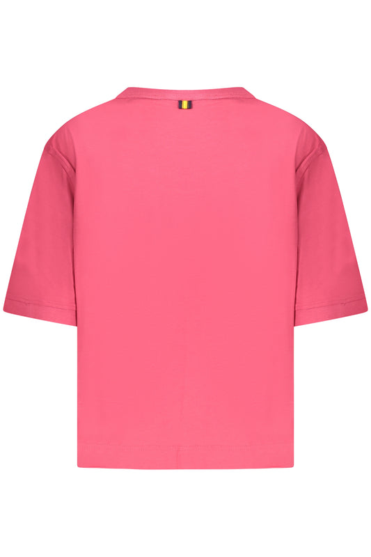 K-WAY T-SHIRT MANICHE CORTE DONNA ROSA
