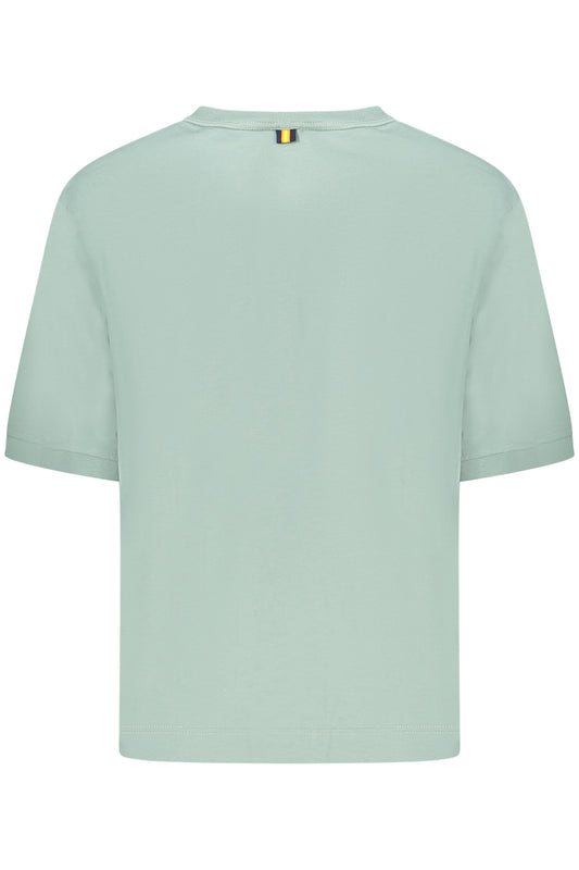 K-WAY T-SHIRT MANICHE CORTE DONNA VERDE
