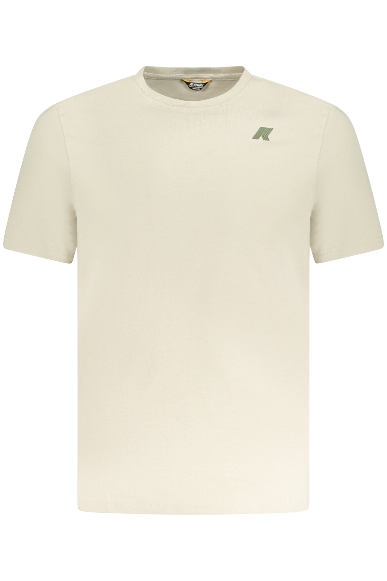 K-WAY T-SHIRT MANICHE CORTE UOMO BEIGE