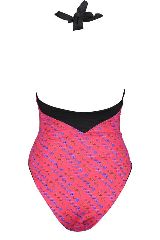 KARL LAGERFELD BEACHWEAR COSTUME INTERO DONNA ROSSO
