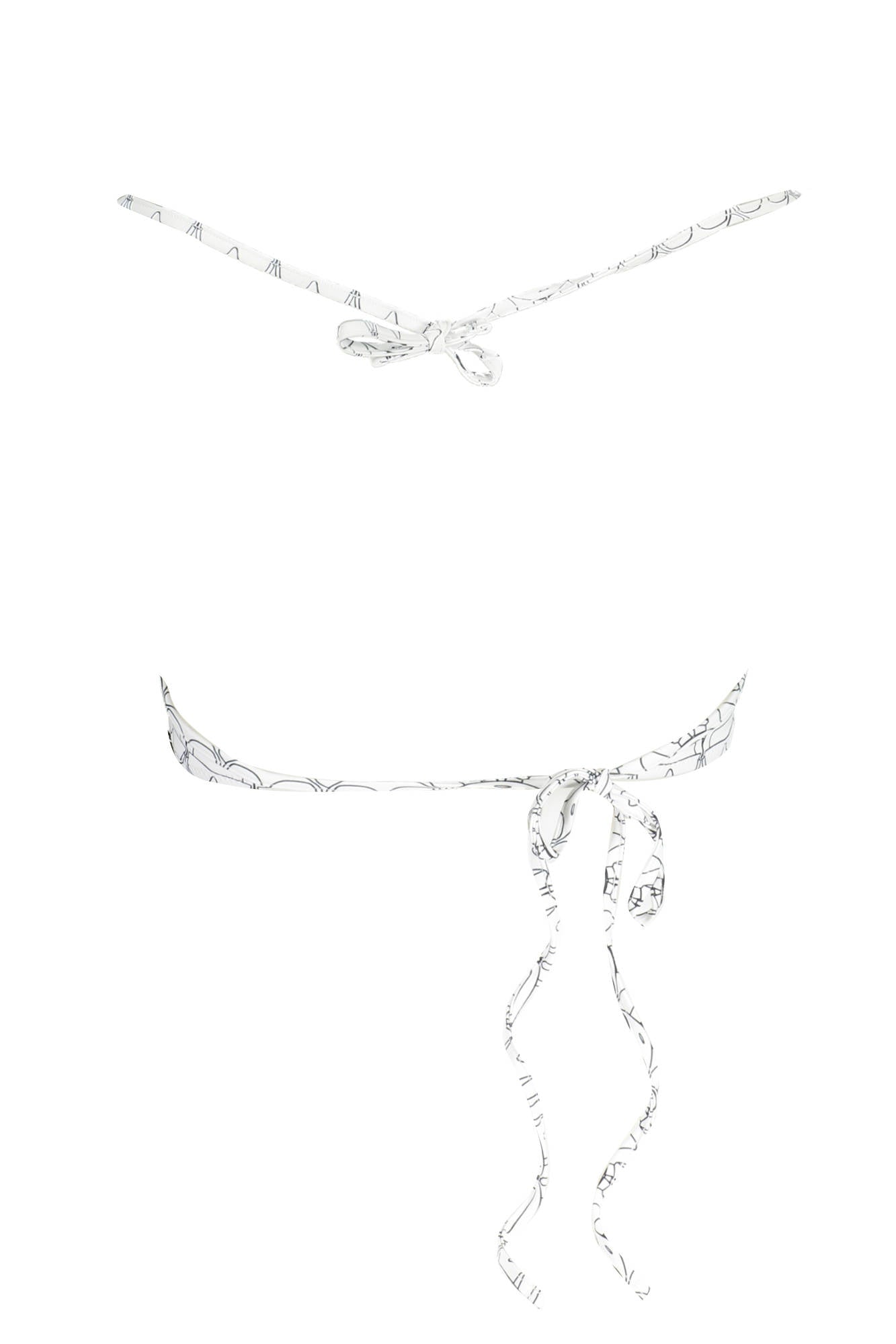 KARL LAGERFELD BEACHWEAR COSTUME PARTE SOPRA DONNA BIANCO