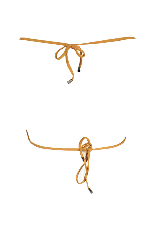 KARL LAGERFELD BEACHWEAR COSTUME PARTE SOPRA DONNA MARRONE