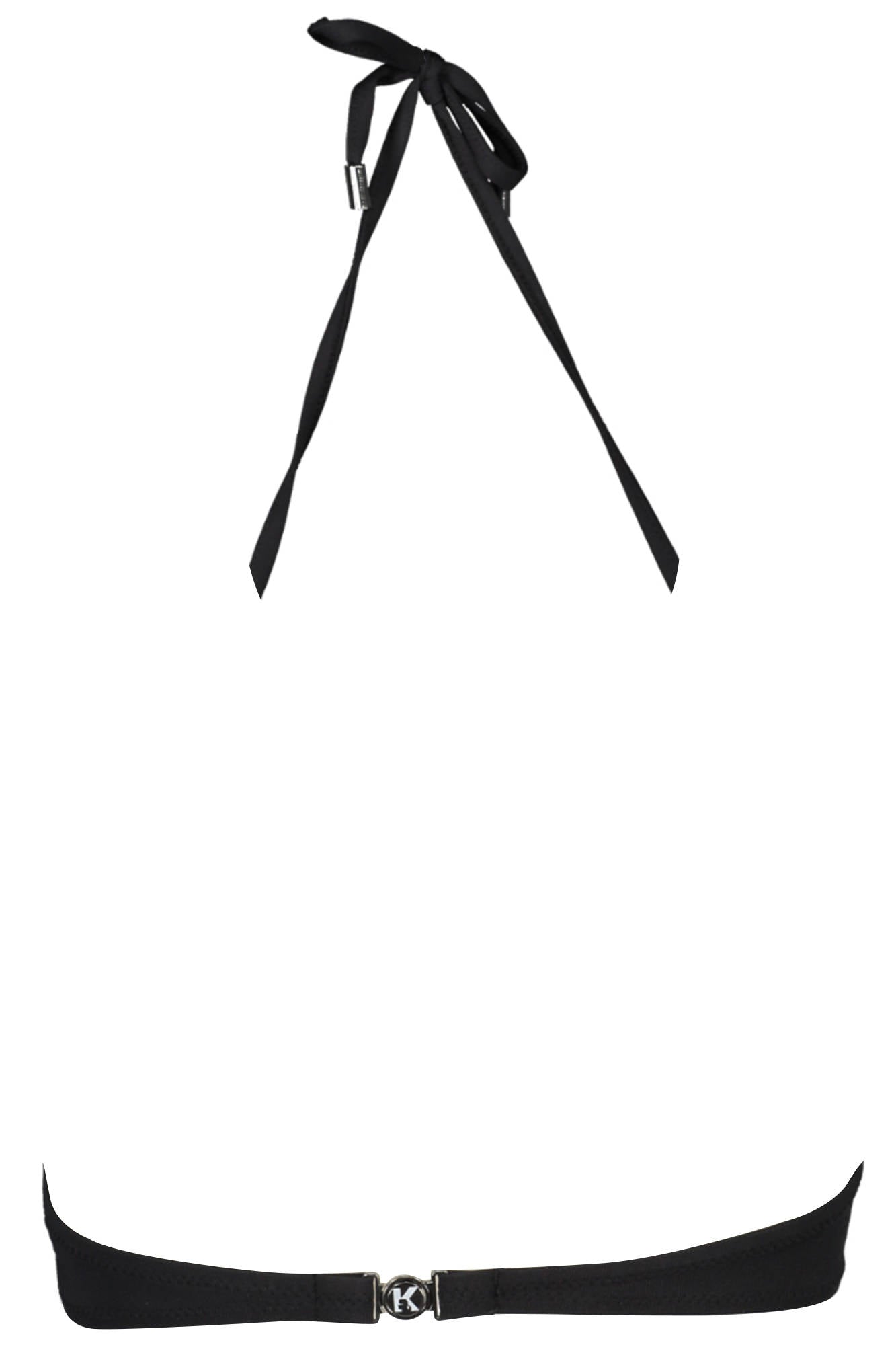 KARL LAGERFELD BEACHWEAR COSTUME PARTE SOPRA DONNA NERO