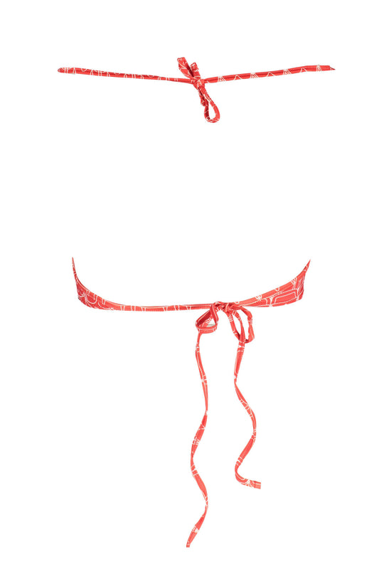 KARL LAGERFELD BEACHWEAR COSTUME PARTE SOPRA DONNA ROSSO