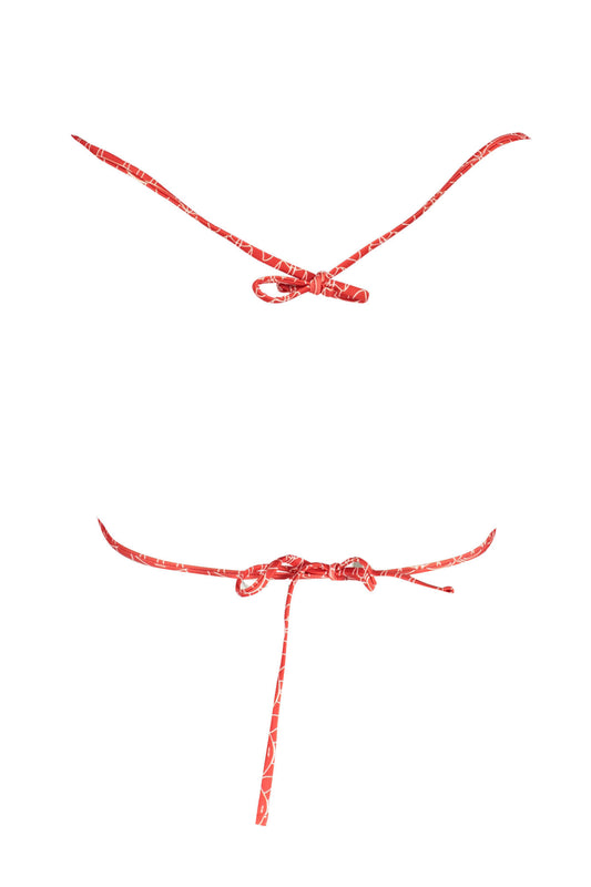 KARL LAGERFELD BEACHWEAR COSTUME PARTE SOPRA DONNA ROSSO