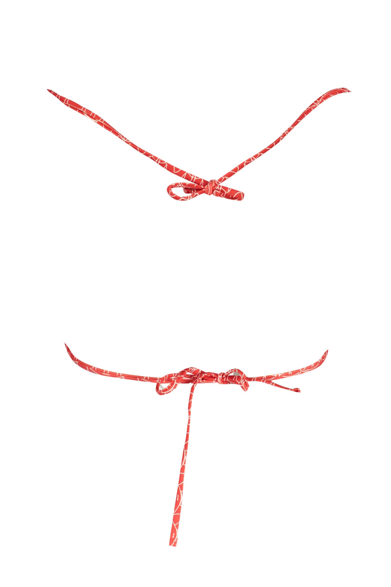 KARL LAGERFELD BEACHWEAR COSTUME PARTE SOPRA DONNA ROSSO