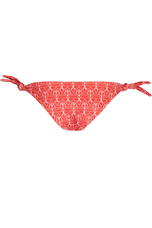 KARL LAGERFELD BEACHWEAR COSTUME PARTE SOTTO DONNA ROSSO