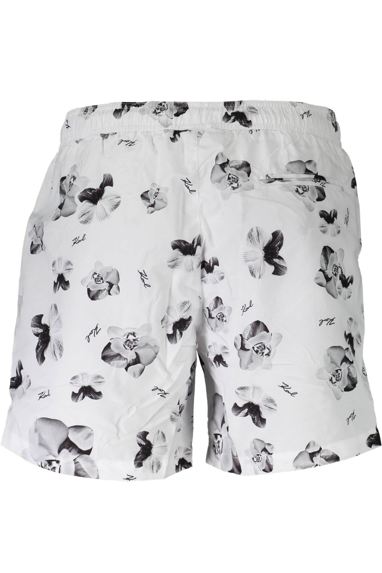 KARL LAGERFELD BEACHWEAR COSTUME PARTE SOTTO UOMO BIANCO