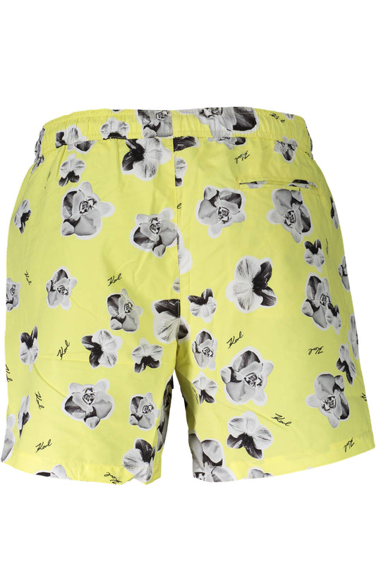 KARL LAGERFELD BEACHWEAR COSTUME PARTE SOTTO UOMO GIALLO