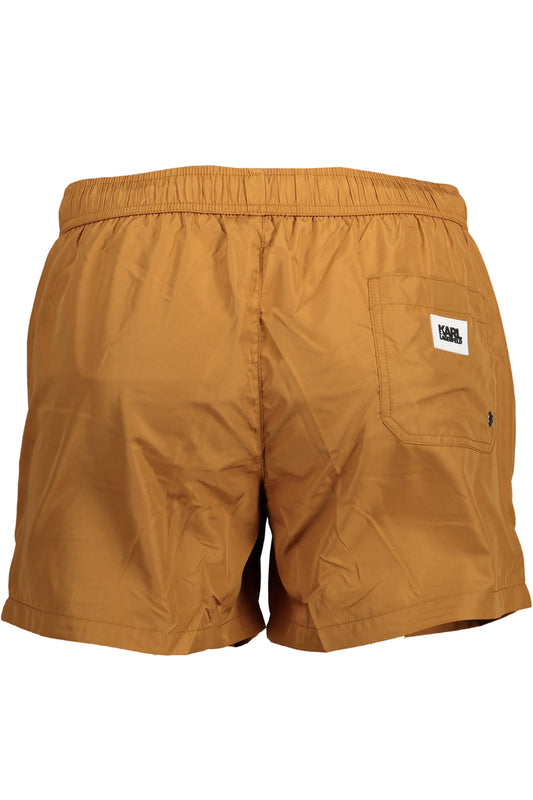 KARL LAGERFELD BEACHWEAR COSTUME PARTE SOTTO UOMO MARRONE