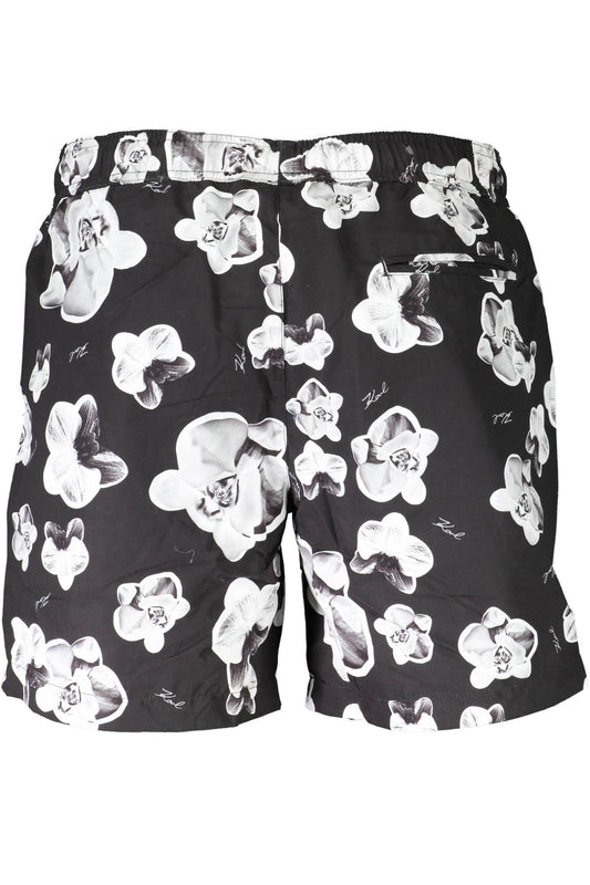 KARL LAGERFELD BEACHWEAR COSTUME PARTE SOTTO UOMO NERO
