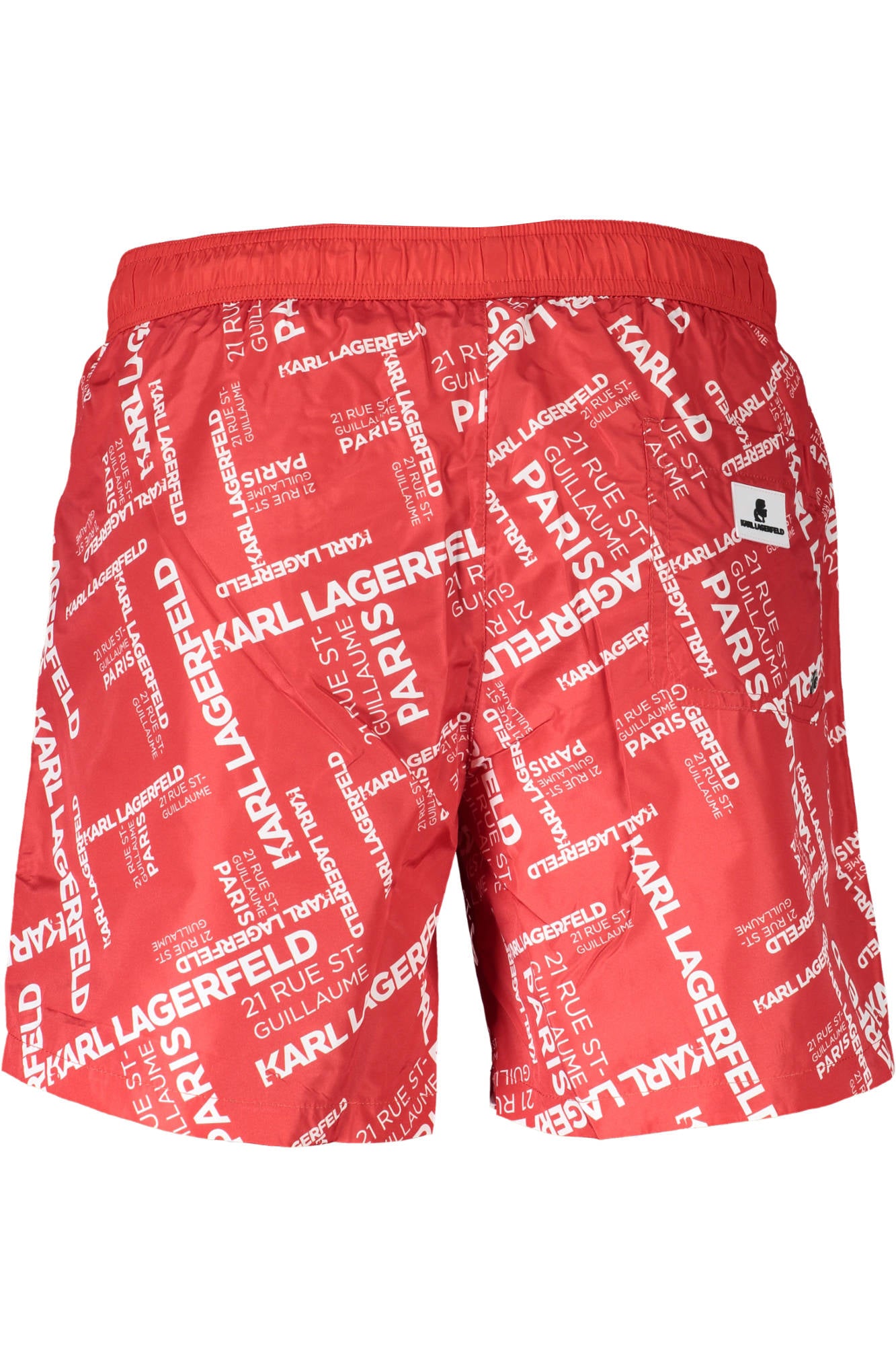 KARL LAGERFELD BEACHWEAR COSTUME PARTE SOTTO UOMO ROSSO