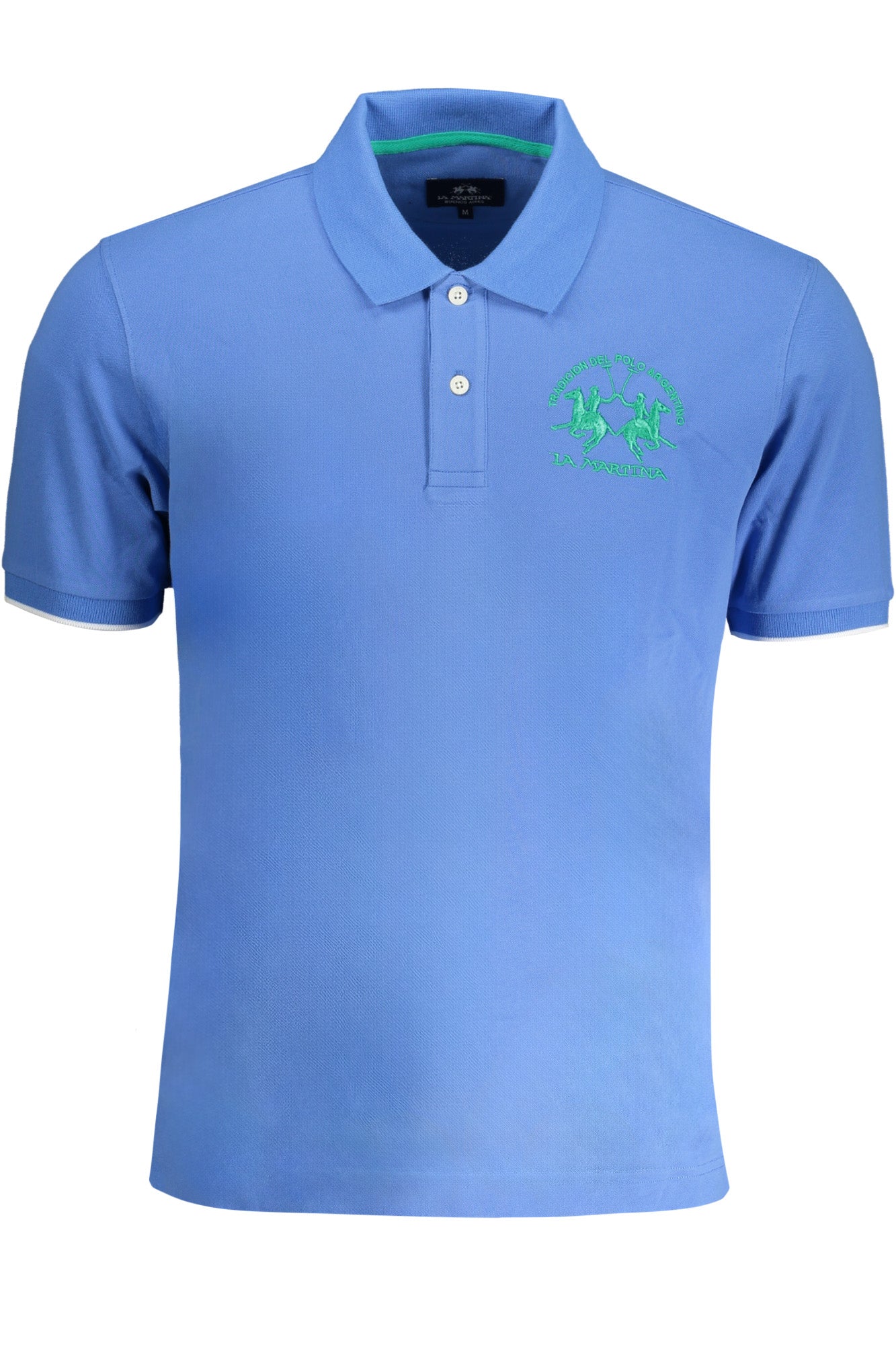 LA MARTINA POLO MANICHE CORTE UOMO AZZURRO