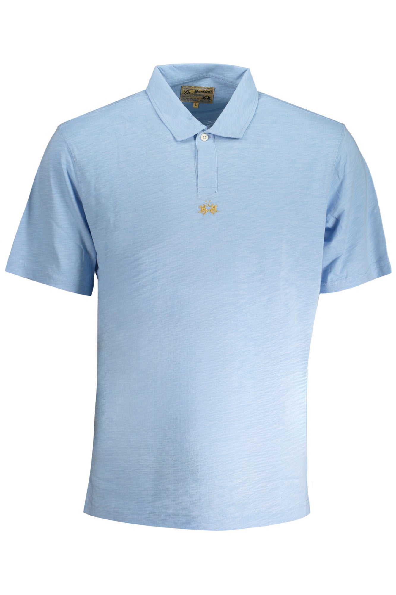 LA MARTINA POLO MANICHE CORTE UOMO AZZURRO