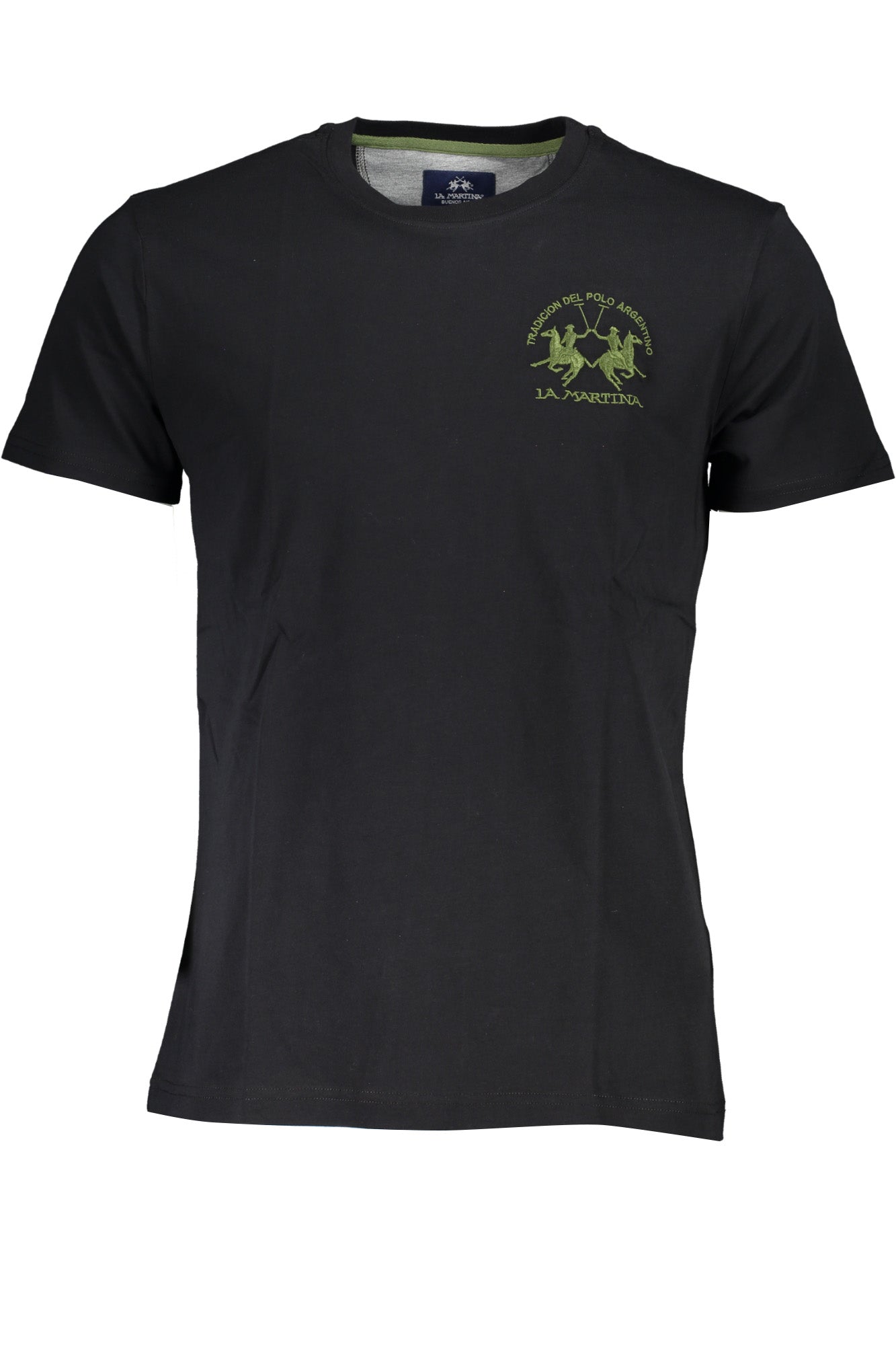 LA MARTINA T-SHIRT MANICHE CORTE UOMO NERO