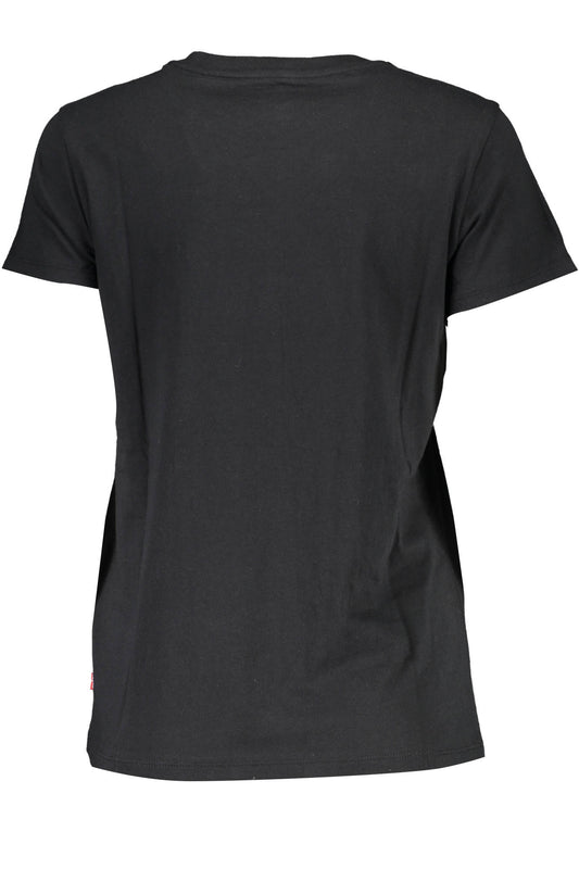 LEVI'S T-SHIRT MANICHE CORTE DONNA NERO