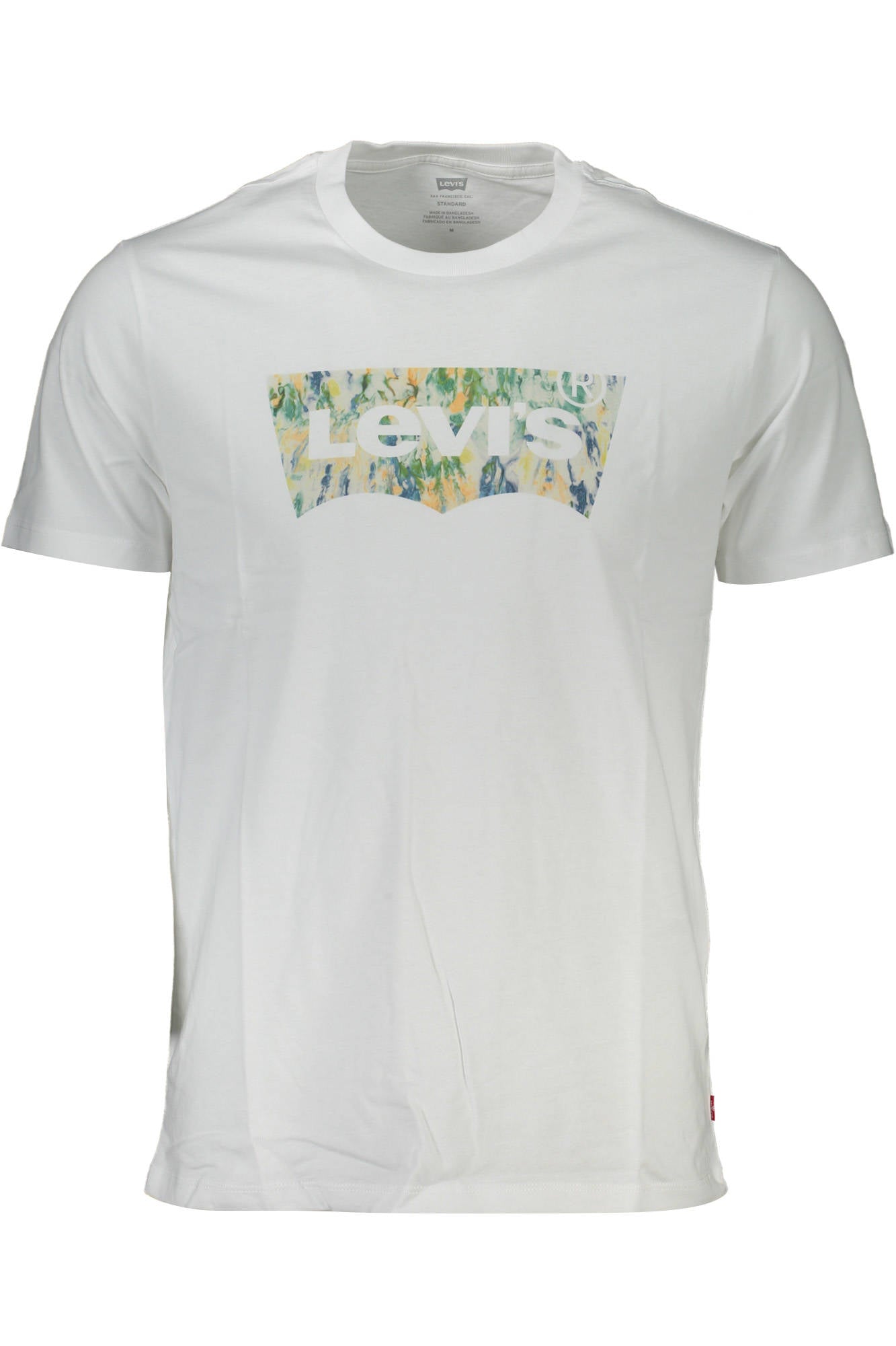 LEVI'S T-SHIRT MANICHE CORTE UOMO BIANCO
