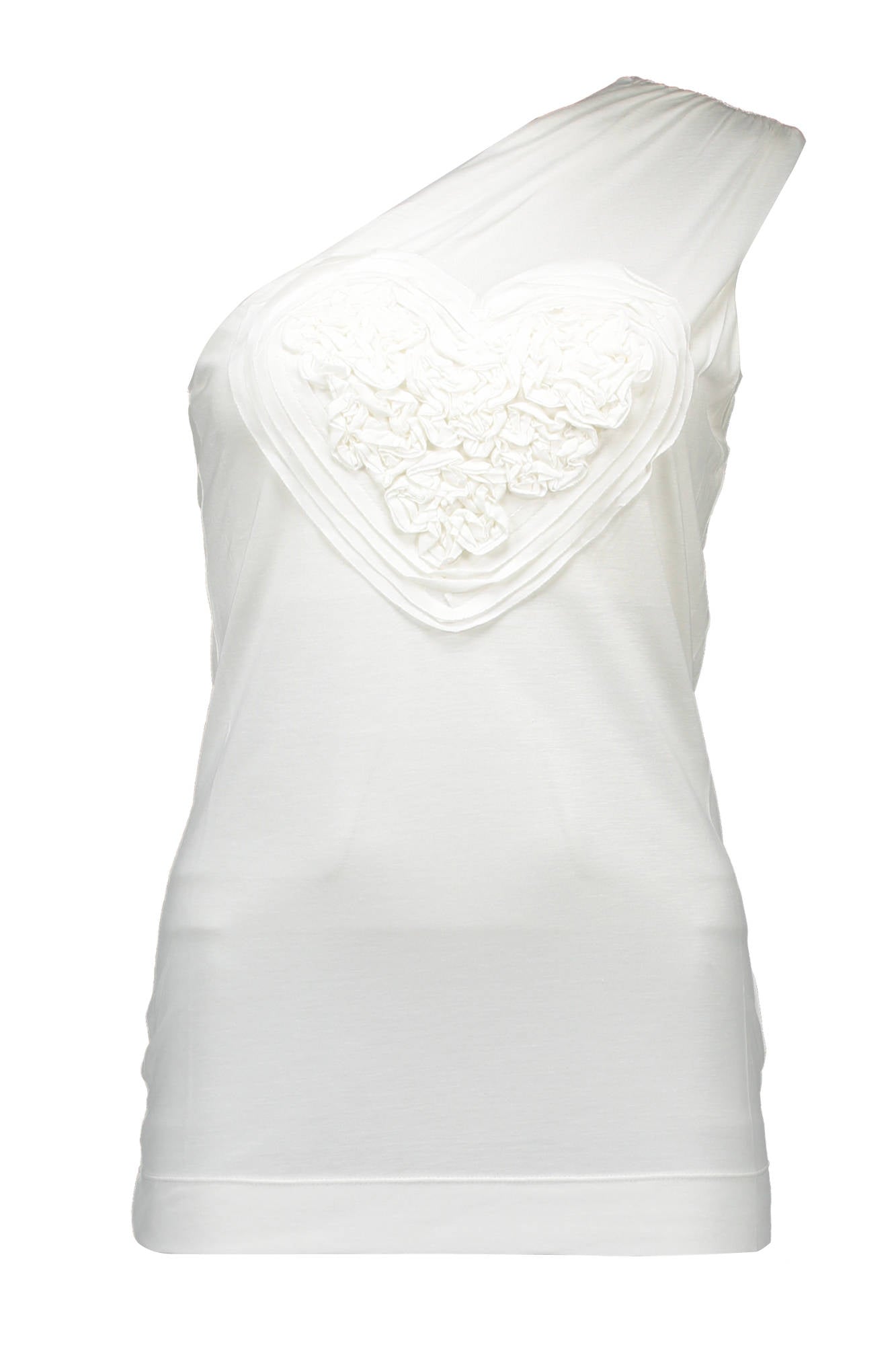 LOVE MOSCHINO CANOTTA DONNA BIANCO