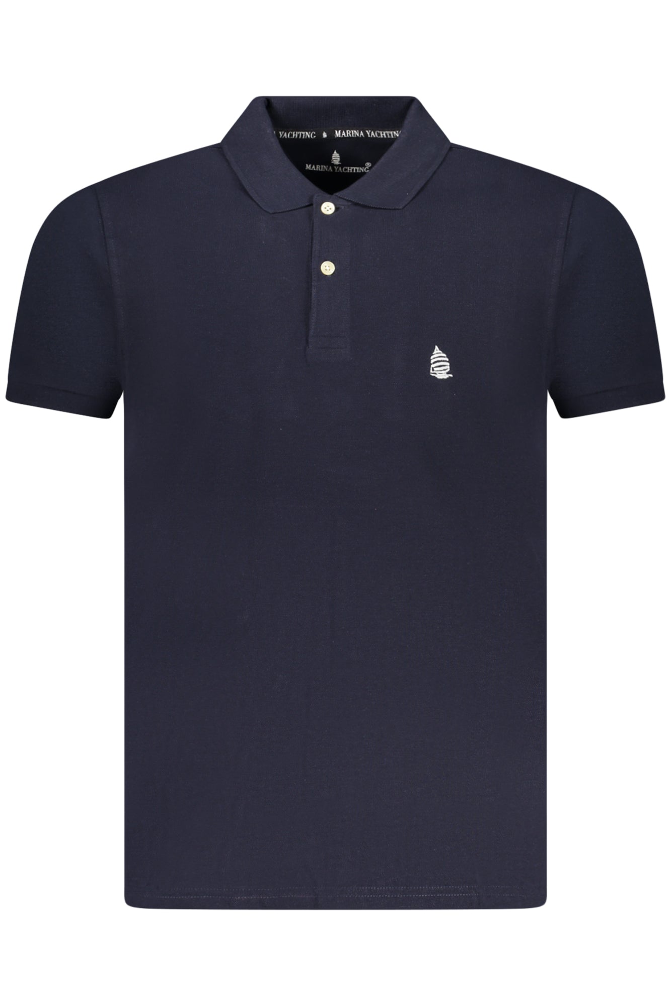MARINA YACHTING POLO MANICHE CORTE UOMO BLU