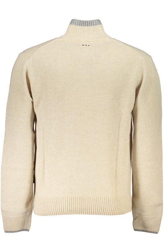 NAPAPIJRI MAGLIONE UOMO BEIGE