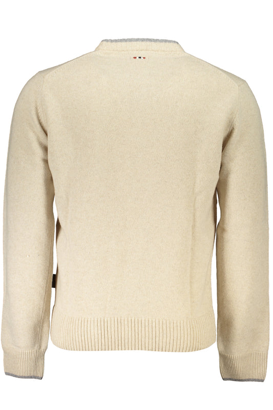 NAPAPIJRI MAGLIONE UOMO BEIGE