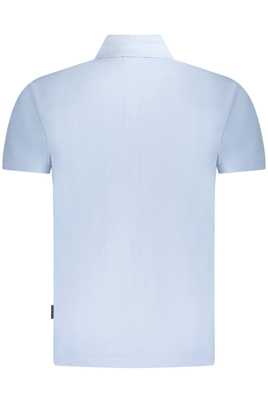 NAPAPIJRI POLO MANICHE CORTE UOMO AZZURRO