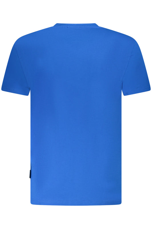 NAPAPIJRI T-SHIRT MANICHE CORTE UOMO AZZURRO