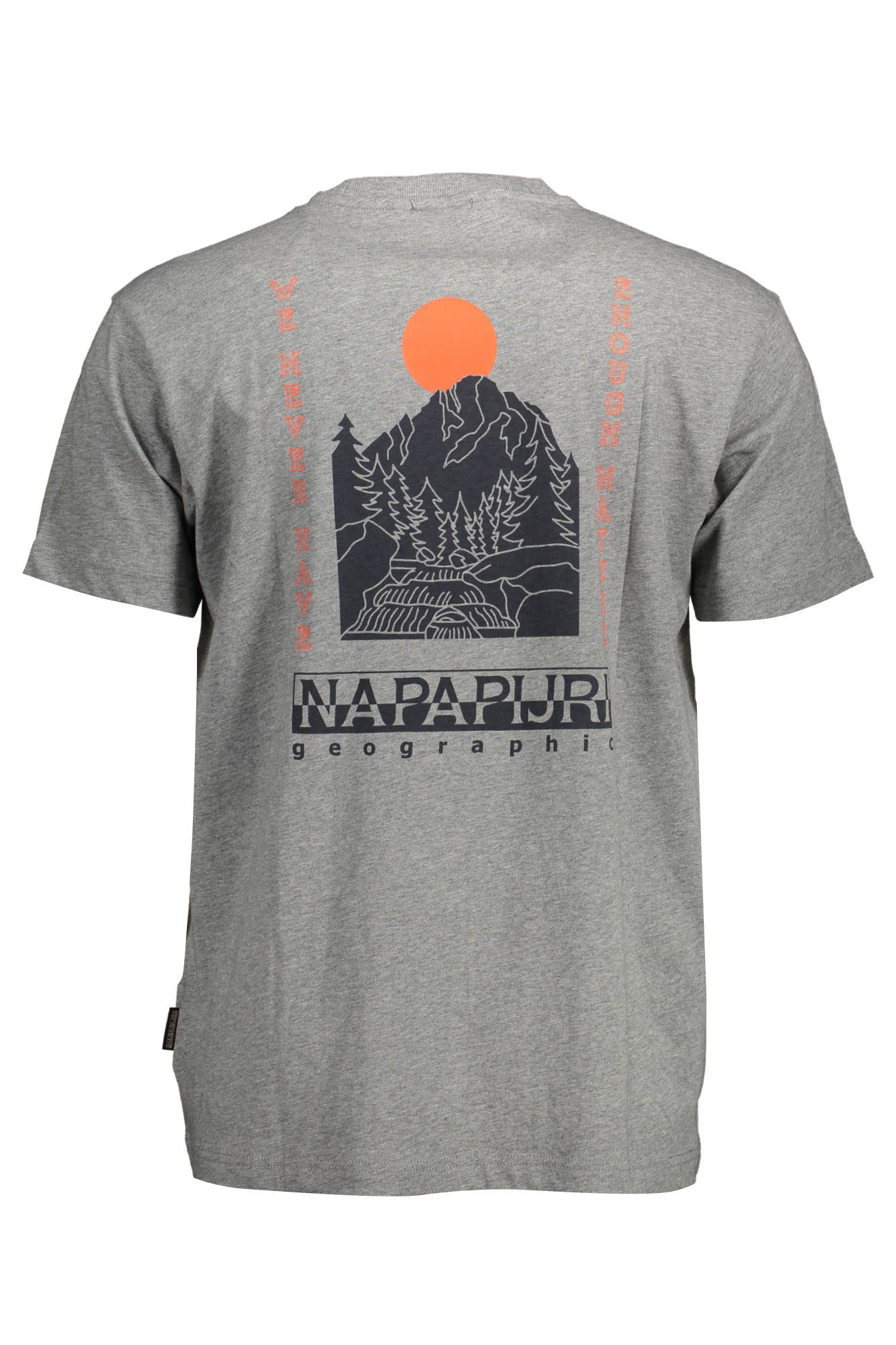 NAPAPIJRI T-SHIRT MANICHE CORTE UOMO GRIGIO