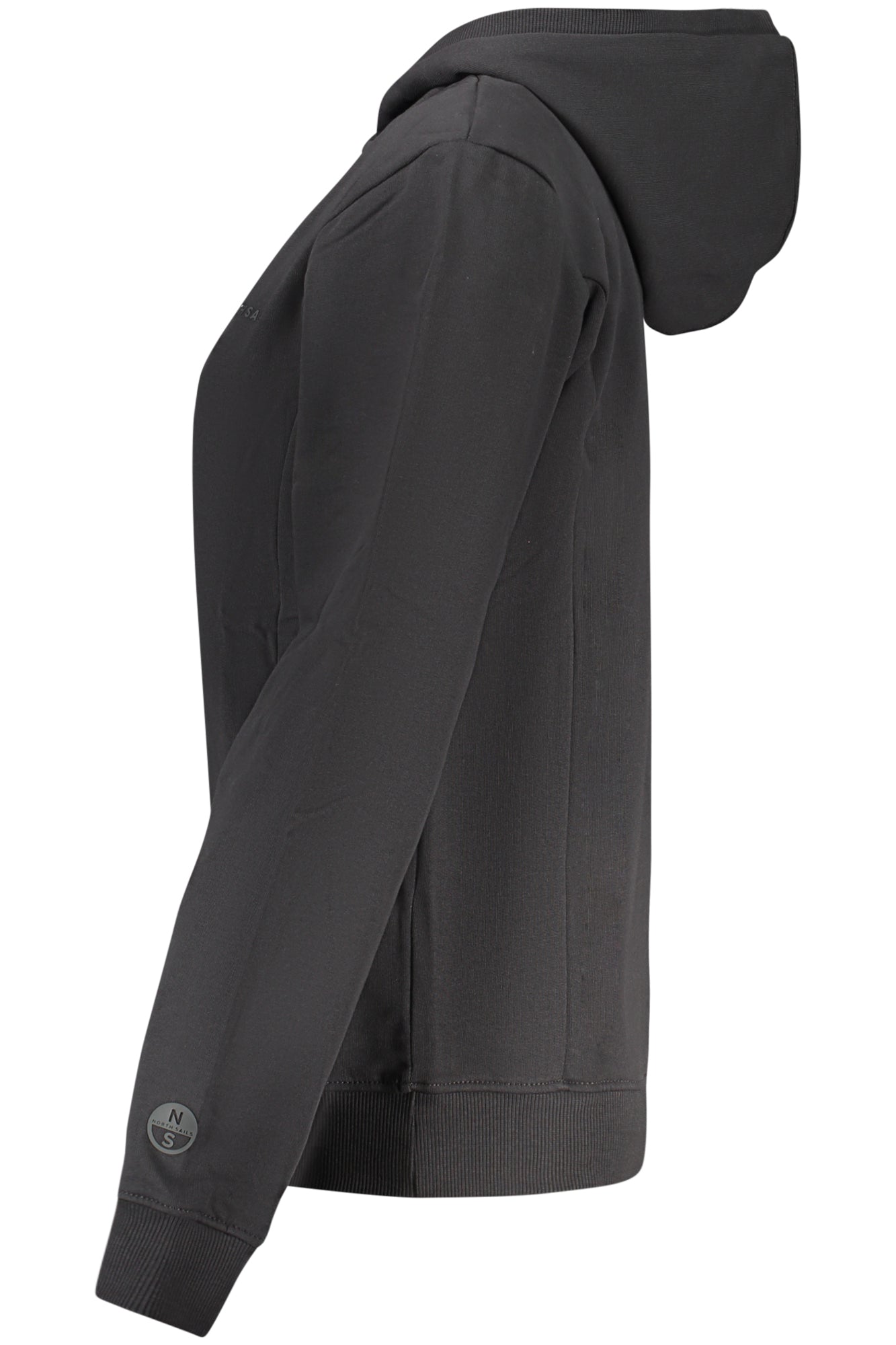 NORTH SAILS FELPA CON ZIP DONNA NERO